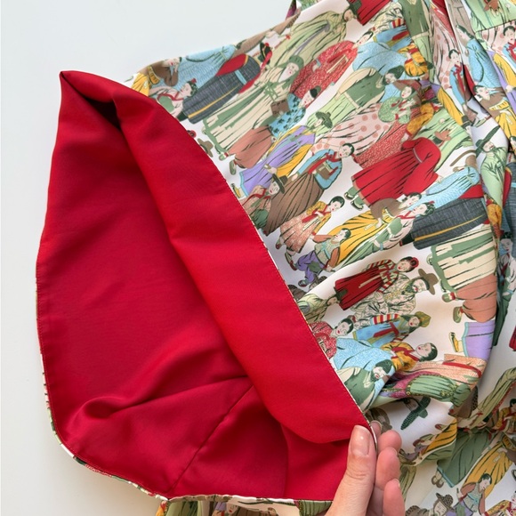 Natori Dynasty Kimono Sleeve Long Robe with Tie - NEW WITH TAGS - Medium - Picture 13 of 13